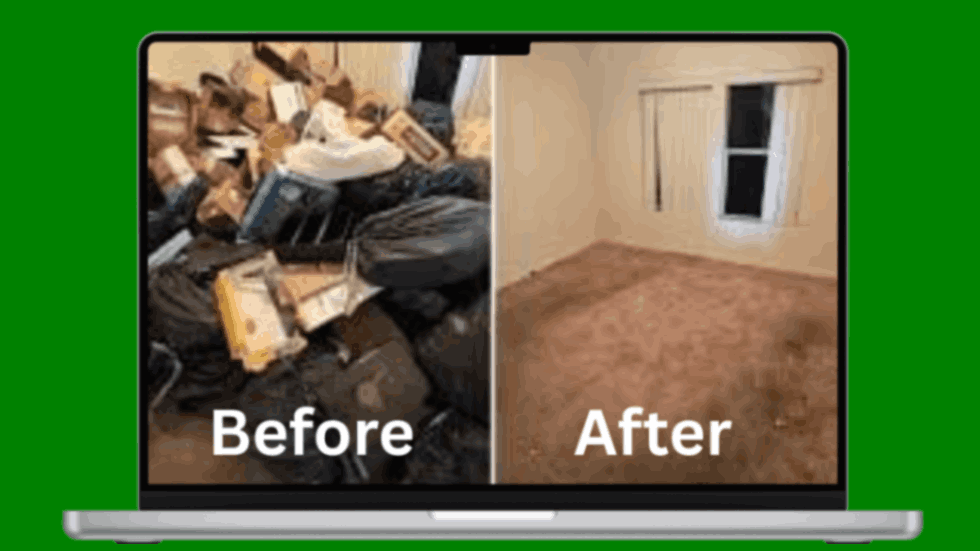 junk removal before and after 2
