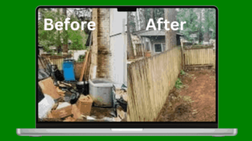 junk removal before and after 4
